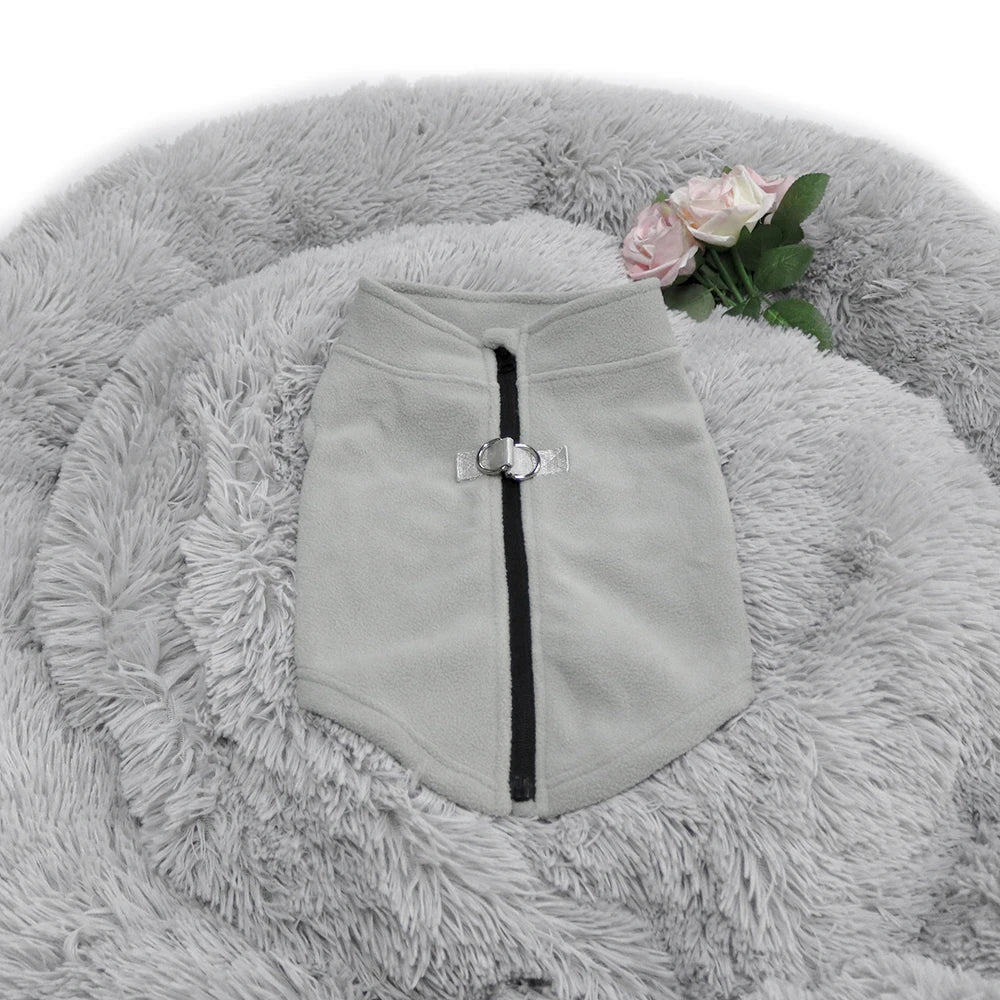 Fleece Dog Clothes For Small Medium Dogs Winter Warm Puppy Clothing French Bulldog Coat Pug Costume Poodle Jacket Chihuahua Vest