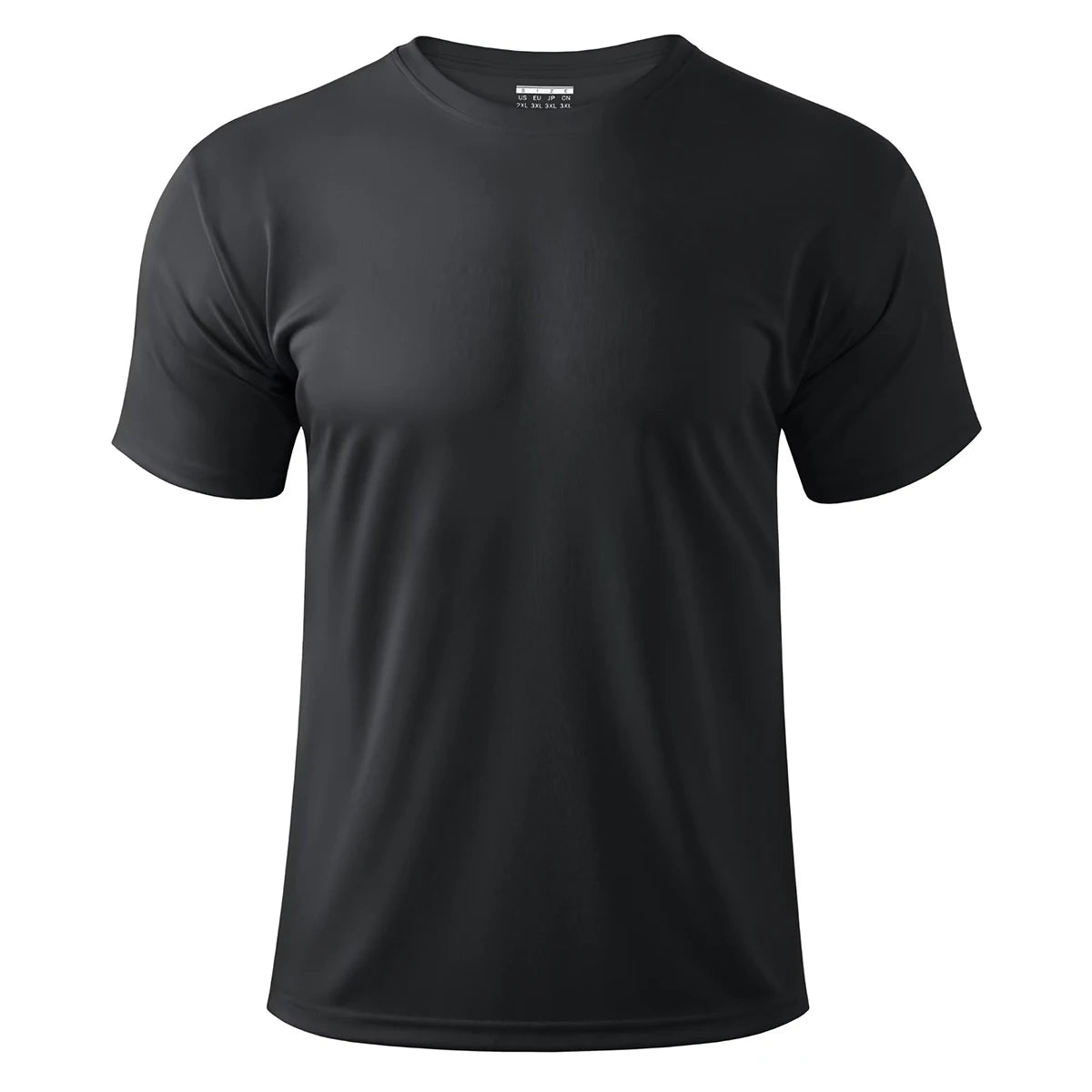 UPF 50+ UV Shirt Men's Round Neck Short Sleeve Basic Summer Casual T-shirt Gym Fitness Running Swim Quick Dry Tee Tops
