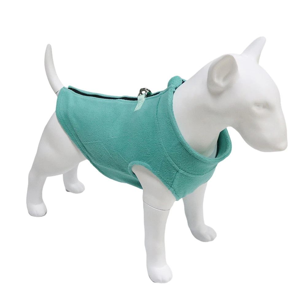 Fleece Dog Clothes For Small Medium Dogs Winter Warm Puppy Clothing French Bulldog Coat Pug Costume Poodle Jacket Chihuahua Vest