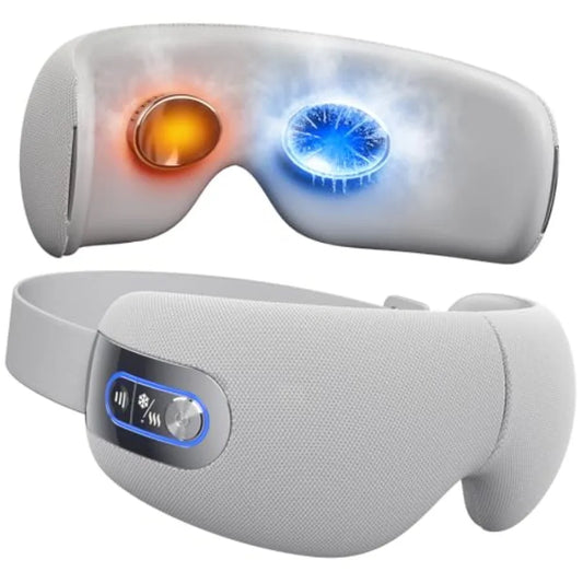 EYEFLOW Eye Massager with Heat and Cooling FSA Eligible and HSA - Semiconductor Cold Compress Eye Mask for Migraines Dry Eyes a