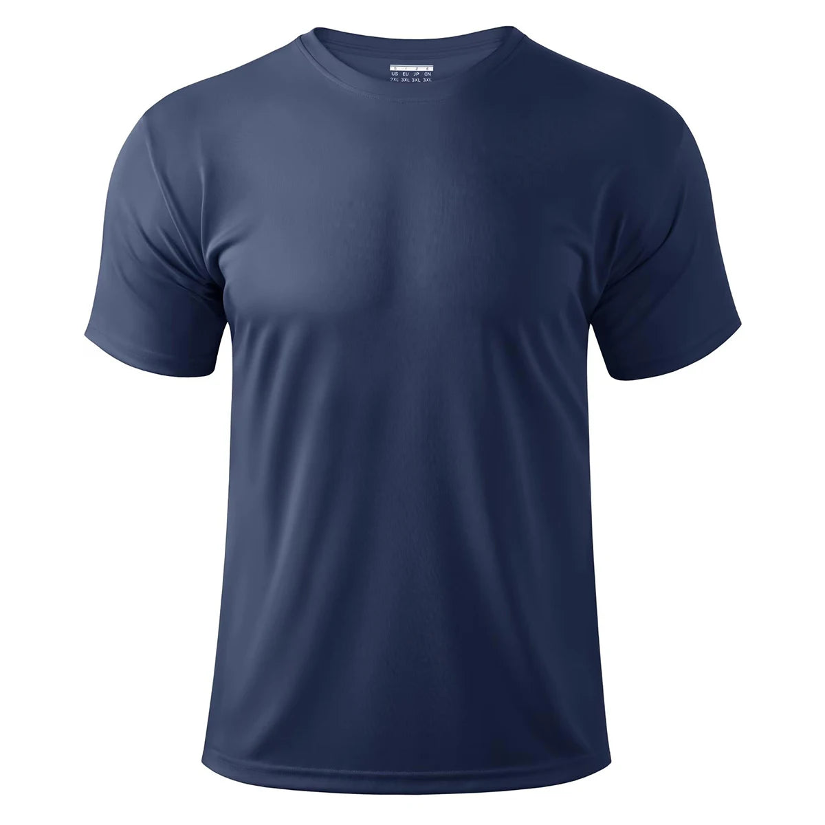 UPF 50+ UV Shirt Men's Round Neck Short Sleeve Basic Summer Casual T-shirt Gym Fitness Running Swim Quick Dry Tee Tops