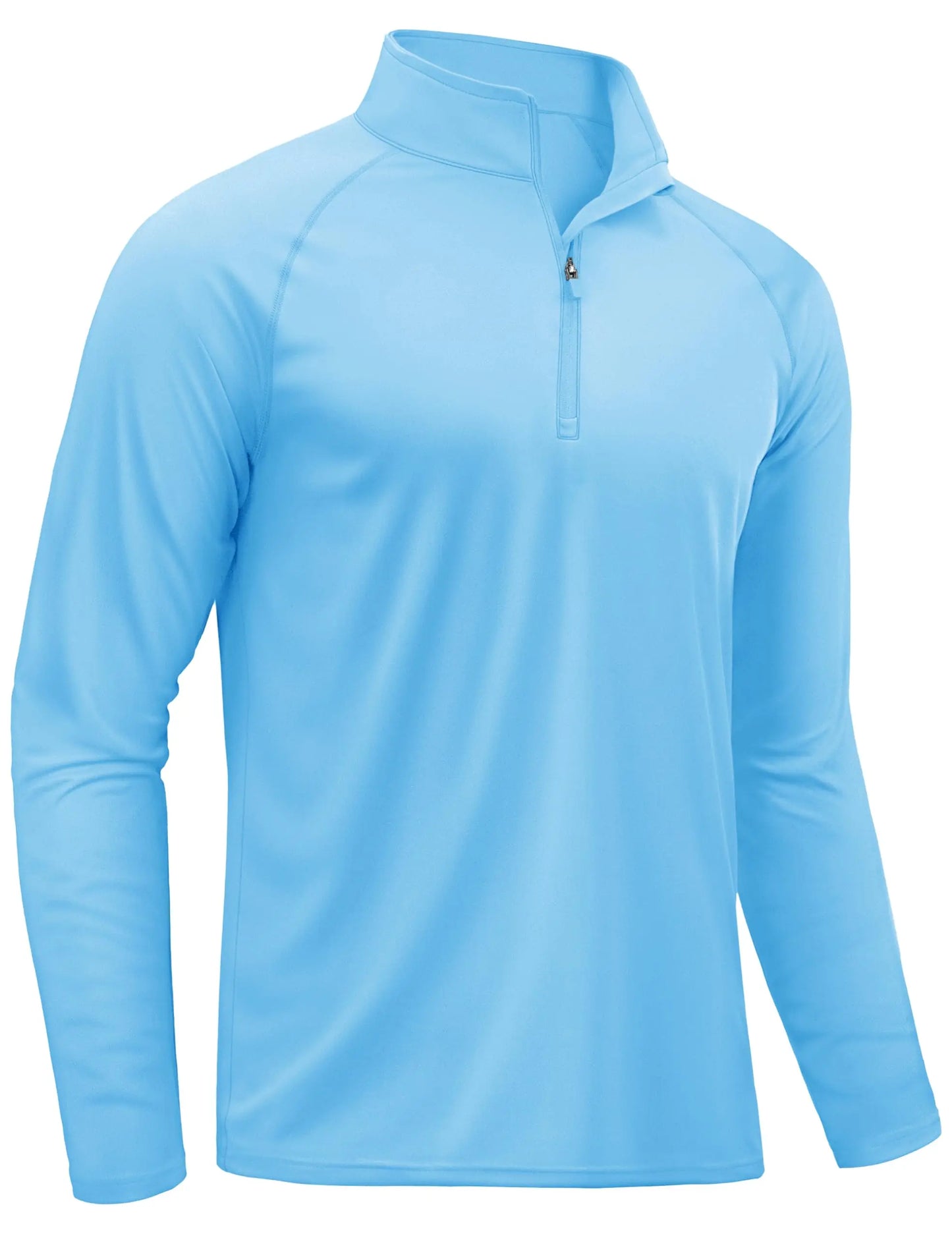 UPF50+ UV Protection T-Shirt Mens Lightweight Long Sleeve Quick Dry Fishing Shirt Outdoor Hiking Workout Rash Guards