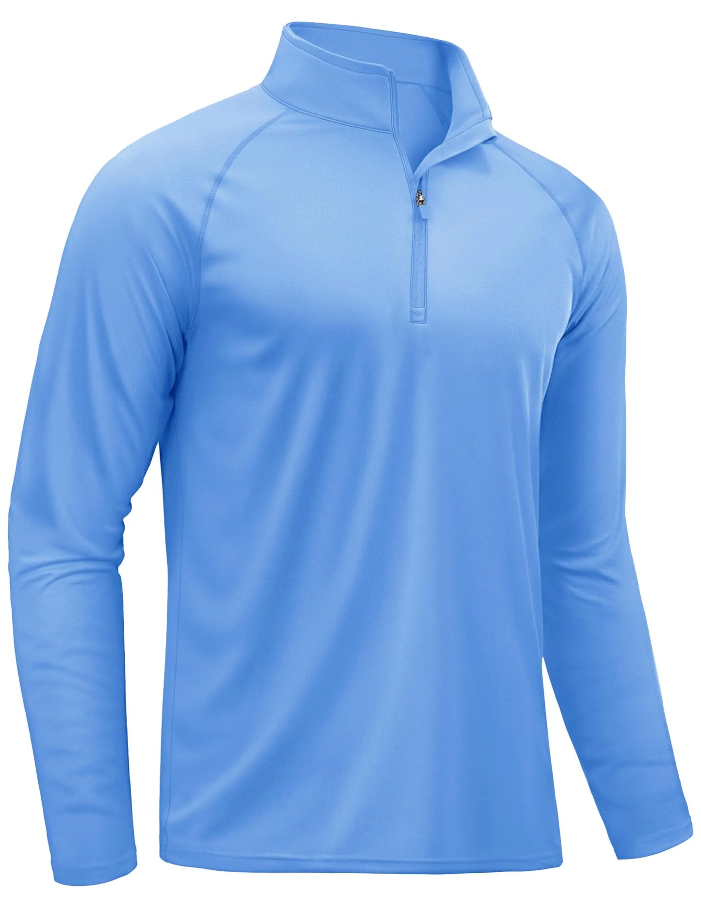 UPF50+ UV Protection T-Shirt Mens Lightweight Long Sleeve Quick Dry Fishing Shirt Outdoor Hiking Workout Rash Guards